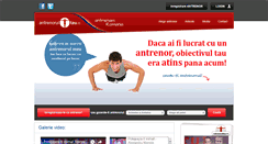Desktop Screenshot of antrenorultau.ro